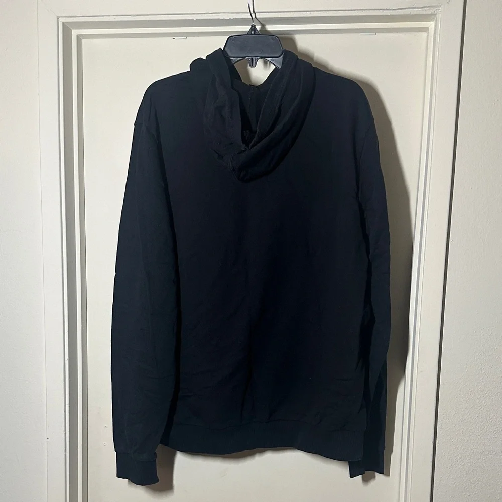 Oakley Black Hoodie with Green Camo Accents - Picture 2 of 3